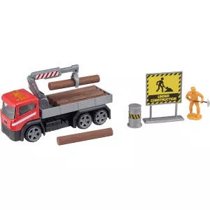 Teamsterz Camion cu accesorii de constructie, Rosu