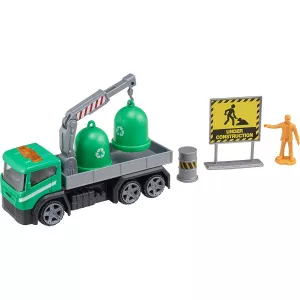 Teamsterz Camion cu accesorii de constructie, Verde