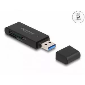 Delock Cititor de carduri USB 3.2 Gen1-A la micro SD/SD 91002