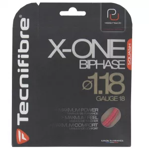 Tecnifibre Cordaj Squash X-one Biphase 1.18 2019 Roșu