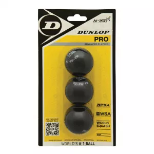 Dunlop Set 3 Mingi Squash PRO