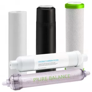 Ecosoft Set de 5 cartuse pentru sistemul P URE Balance, prefiltrare si postfiltrare CHV5PUREBAL