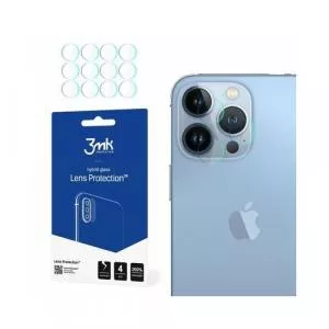 3MK Set 4 Buc Folie Nano Glass Pentru Camera iPhone 13 Pro (Transparenta)