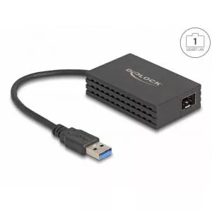Delock Adaptor USB-A la SFP Gigabit LAN 66463
