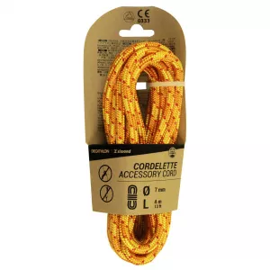 Simond Cordelină Escaladă/Alpinism 7 mm x 4 m Portocaliu