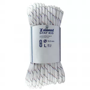 Simond Coardă Semi-Statică 10,5mm x 40m Alb