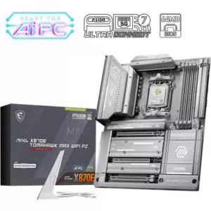 MSI Placa de baza MAG X870E TOMAHAWK MAX WIFI PZ, AMD X870E, AM5, ATX, DDR5