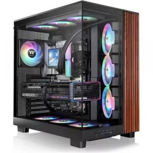Thermaltake Carcasa View 380 XL WS aRGB, Middle Tower, Fara sursa (Negru)