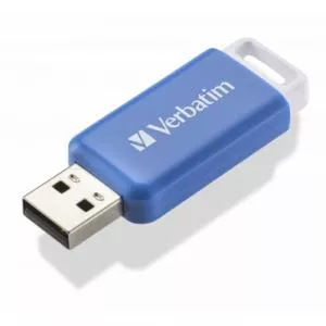Verbatim DataBar USB Drive 64GB Blue  49455