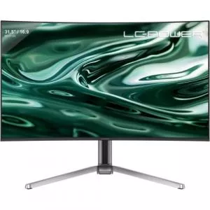 LC-Power Monitor Gaming QD-OLED 31.5inch LC-M32UCO, UHD (3840 x 2160), HDMI, DisplayPort, Boxe, Ecran curbat, 165 Hz, 0..03 ms (Negru/Gri)