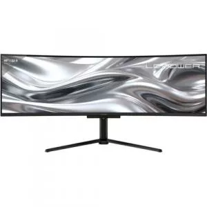 LC-Power Monitor Gaming QD-OLED 49inch  LC-M49QCO, DQHD (5120 x 1440), HDMI, DisplayPort, Ecran curbat, 144 Hz, 0.03 ms (Negru)