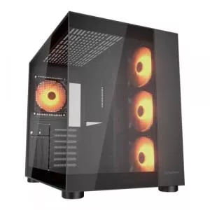 Cougar Carcasa FV150 ARGB, Middle Tower, Fara sursa (Negru)