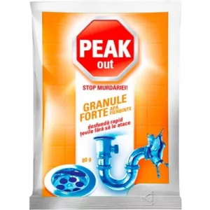 Peak Out Granule pentru desfundat tevi apa fierbinte 80gr 11892