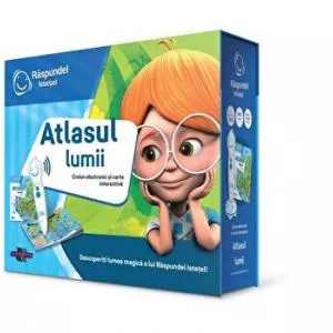 Albi Pachet carte si creion - Atlasul Lumii