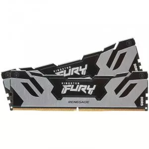 Kingston 96GB 6400MT/s DDR5 CL32 DIMM (Kit of 2) FURY Renegade Silver XMP KF564C32RSK2-96