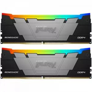 Kingston 32GB 3200MT/s DDR4 CL16 DIMM (Kit of 2) 1Gx8 FURY Renegade RGB KF432C16RB12AK2/32