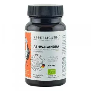 Republica bio Ashwagandha Extract 5%, 60 capsule ECO