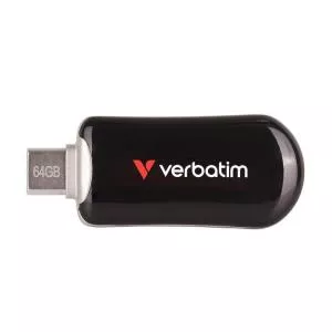 Verbatim Stick Memorie Plectra, USB-C, 3.2 Gen 1, 512 GB, Negru