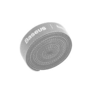 Baseus Organizator cabluri Circle Velcro 1m Gri ACMGT-E0G