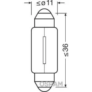 Osram BEC 12V C5W ORIGINAL SET 10 BUC 10445