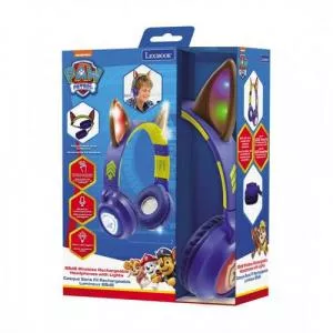Lexibook Casti pentru copii HPBT015PA, Bluetooth, Paw Patrol (Albastru)
