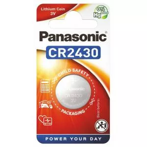 Panasonic Baterie CR2430 3V litiu CR-2430L/1BP set 1 buc.