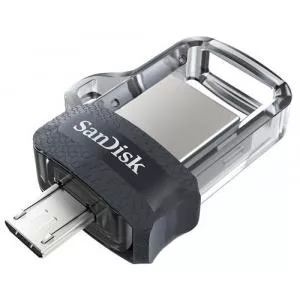 Sandisk Stick USB Ultra Dual Drive, 64GB, USB 3.0 (Gri)