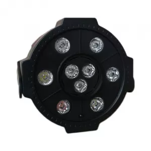 generic Proiector LED Par Light 3, 9 x LED, stick USB, telecomanda