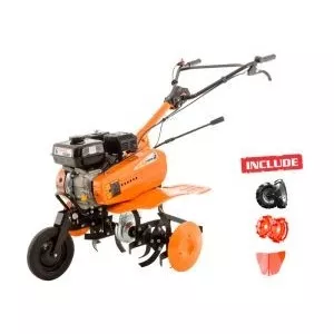 Ruris Motosapa DAC 7000ACC1 +roti cauciuc+roti met 300 fara manicot+rarita ajustabila