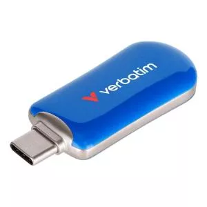 Verbatim Stick Memorie Plectra, USB-C, 3.2 Gen 1, 256 GB, Albastru