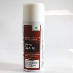 Martellato SPRAY VELVET - Colorant Alimentar Ciocolata cu lapte, 400 ml LCV005N