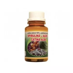 Hypericum Spirulina cu aloe si catina alba 60 capsule