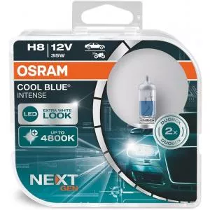 Osram Set 2 becuri halogen H8 12V Cool Blue Intense NextGen 64212CBN-HCB