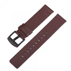 Very Dream Curea piele naturala compatibila Xiaomi Amazfit GTR 2, telescoape Quick Release, 22mm, Maro
