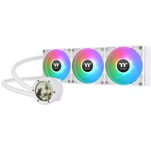 Thermaltake Ventilator TH360 V2, Ultra ARGB, LCD, 3 ventilatoare, Alb .