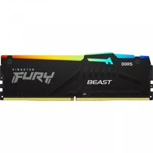 Kingston FURY Beast RGB Black 16GB DDR5 5600MHz CL40 KF556C40BBA-16