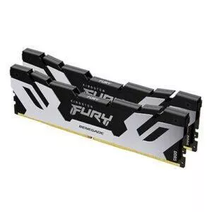 Kingston 64GB 6400MT/s DDR5 CL32 DIMM (Kit of 2) FURY Renegade Silver XMP  KF564C32RSK2-64