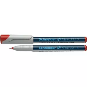Schneider Universal non-permanent marker Maxx 221 S, varf 0.4mm - rosu S-112502