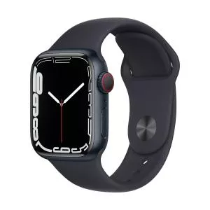 Apple Watch Series 7 GPS + Cellular, 41mm, 4G Midnight Sport Band