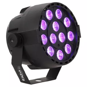 Ibiza Sound Proiector LED PAR UV 12x2W cu microfon si DMX