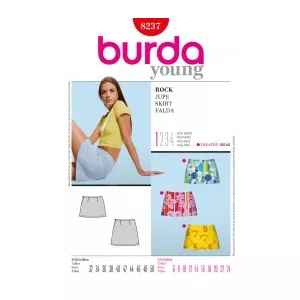Burda Style Rochie pe talie, rochie mini, rochie de blugi 8237