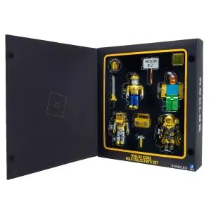 Roblox Pachet cu patru personaje si accesorii (15th anniversary gold collector s box)