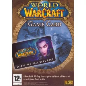 Blizzard World Of Warcraft 60 Days Prepaid Card