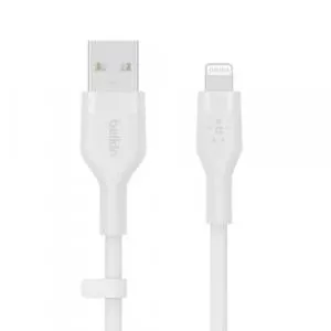 Belkin Cablu de date Flex, USB - Lightning, 2m, White