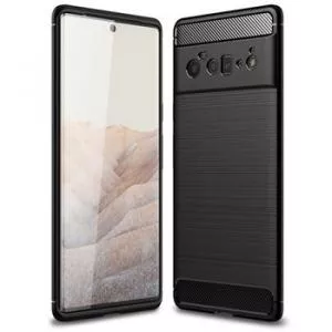 Techsuit Carbon Silicone - Google Pixel 6 Pro - Black