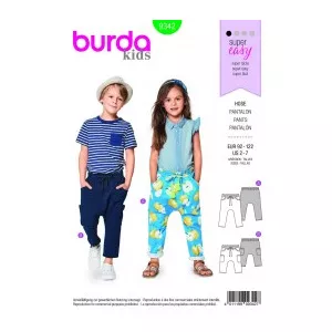 Burda Style Tipar pantaloni copii 9342