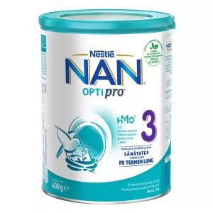 Nestle Lapte praf Nan 3 Optipro Premium +12 luni, 400g