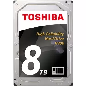 Toshiba N300 8TB SATA-III 7200RPM 128MB Bulk HDWN180UZSVA