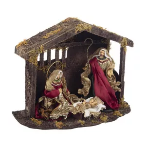 Bizzotto Figurine religioase din polirasina si textil Baroque 36x18x27 cm Elegant DecoLux