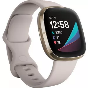 Fitbit Sense (Alb/Auriu)